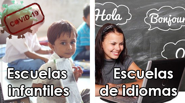 Escuelas Infantiles-Escuelas Idiomas-Covid19